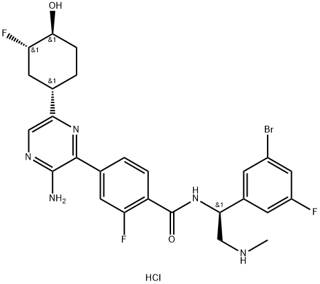 Rineterkib hydrochloride  Structure